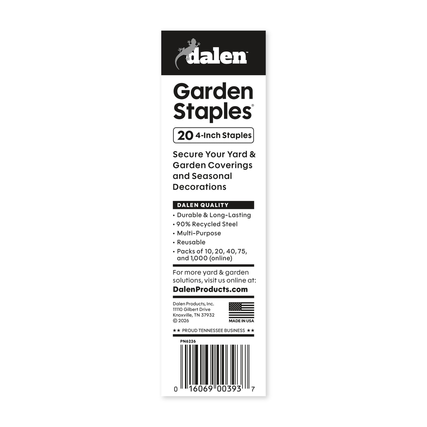 Dalen Steel Garden Staples and Landscaping Pins Multi-Pack
