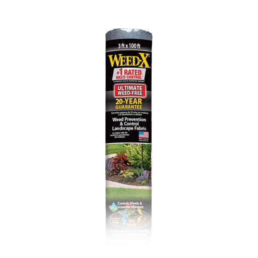 WEED-X® Premium #1 Rated Landscaping Fabric for Stopping Weeds