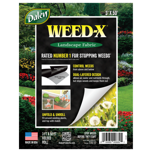 WEED-X® Premium #1 Rated Landscaping Fabric for Stopping Weeds