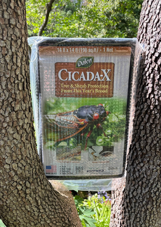 Cicada-X Protective Netting, 14ft x 14ft, Tree & Shrub Cicada Barrier for 2025 Brood, by Dalen Products