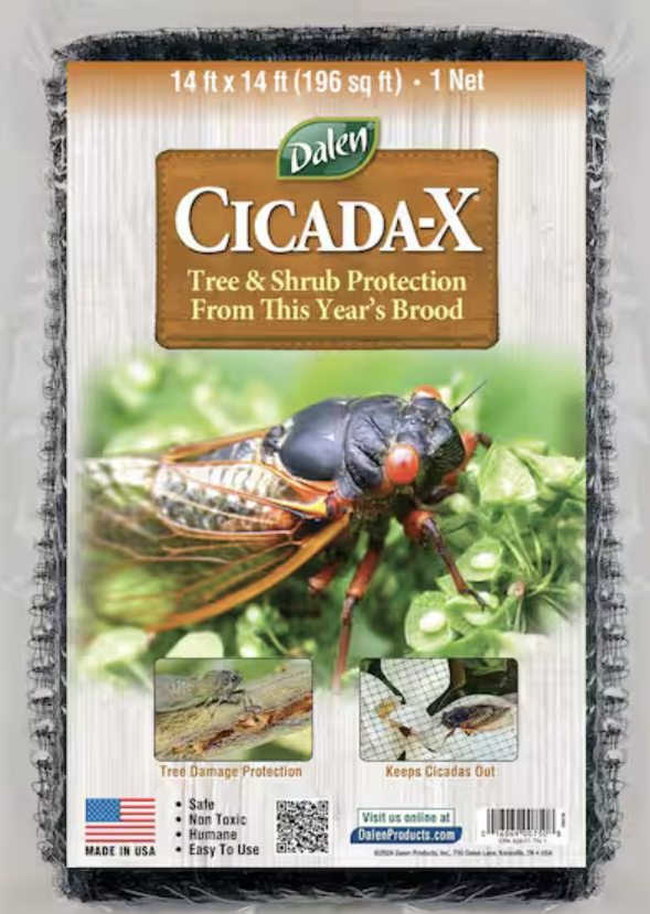 Cicada-X Protective Netting, 14ft x 14ft, Tree & Shrub Cicada Barrier