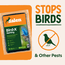 Dalen Bird-X Protective Mesh Netting Multi-Size Bird Barrier for Gardens