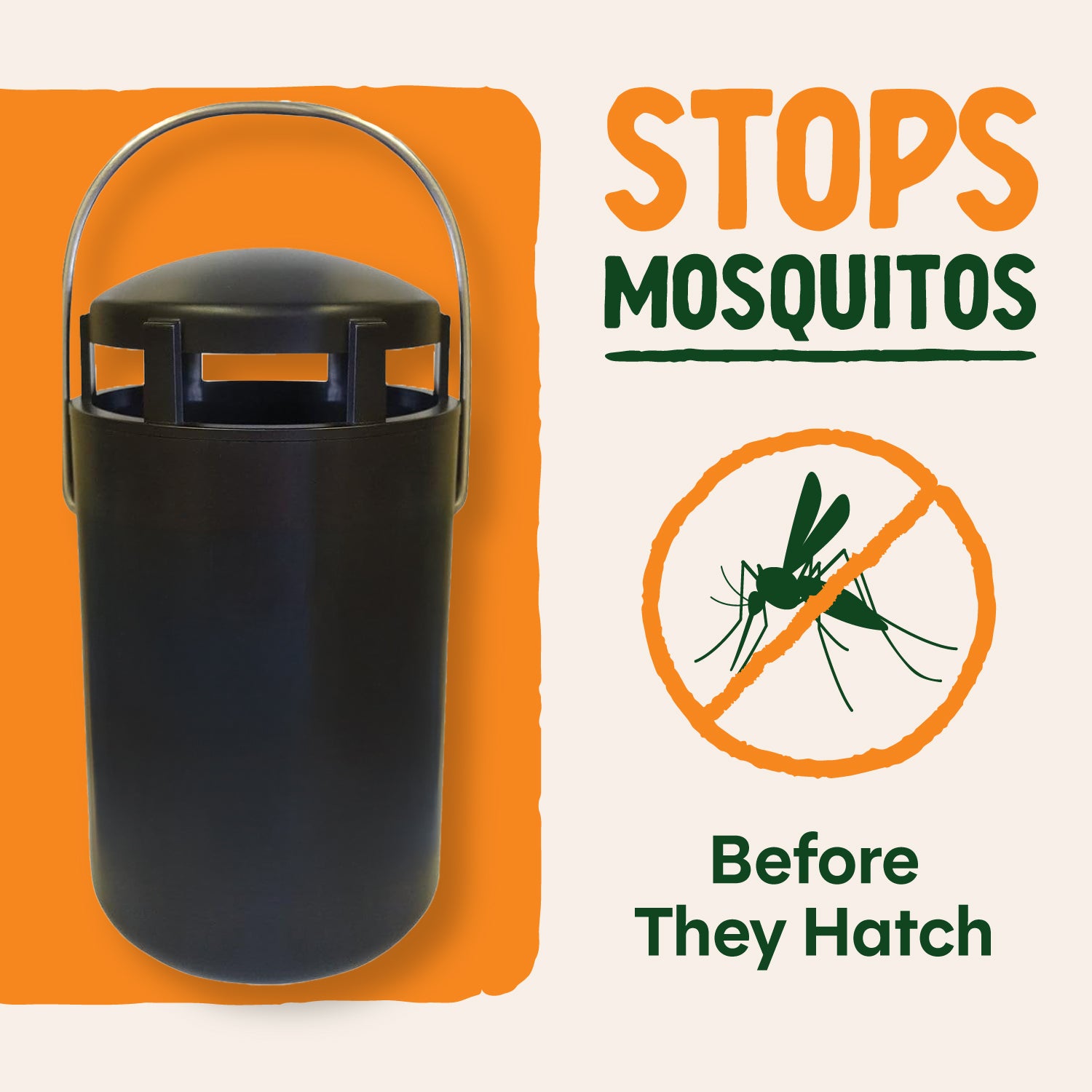 SKEET-O-TRAP Unique Mosquito Repellent Ovitrap for Yard or Garden