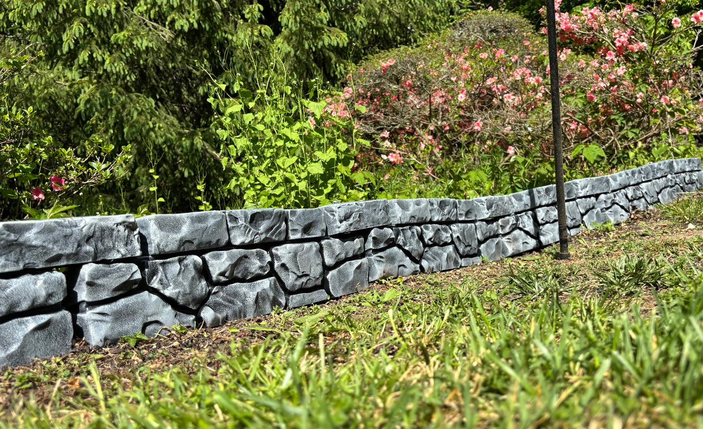 Dalen StoneWall Border Edging 10ft Realistic 3D Flexible Lawn Border