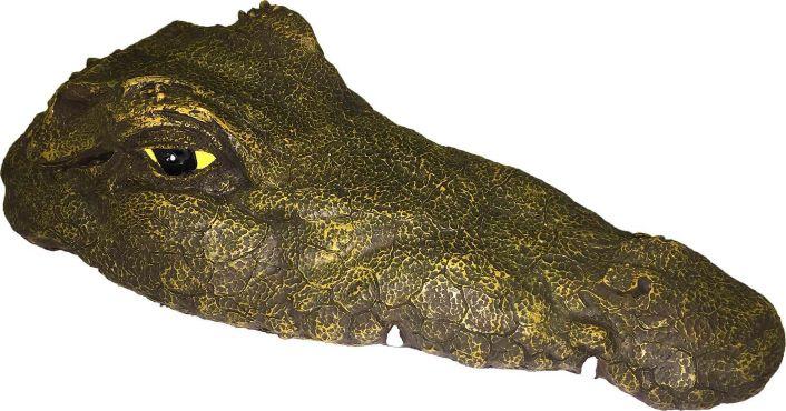 Dalen Floating Alligator Head Decoy Hand-Painted Pond & Pool Bird Deterrent