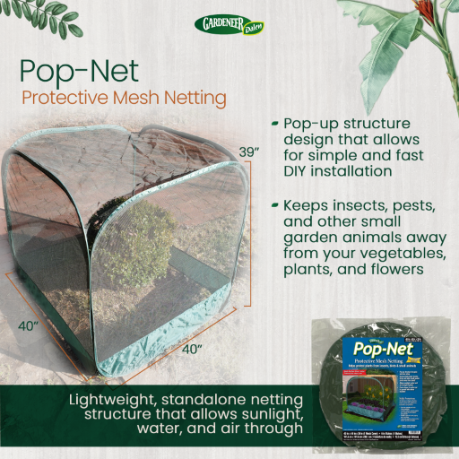 Dalen Pop-Net Multi-Size Pop-Up Garden Screen Cover Pest & Hail Barrier