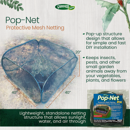 Dalen Pop-Net Multi-Size Pop-Up Garden Screen Cover Pest & Hail Barrier