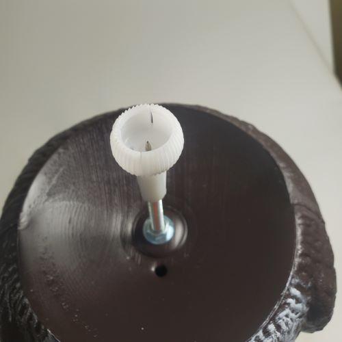 Replacement Rotating Owl Decoy Head, Wind-Powered Scarecrow Accessory