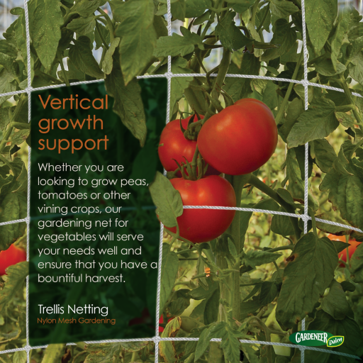 Trellis Netting For Vertical Gardening - Heavy-Duty Vegetable & Tomato Growth Mesh